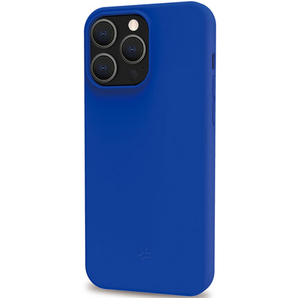 Cromo měkké gumové pouzdro iPhone 15 Pro modrá