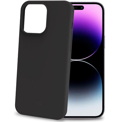 Cromo měkké gumové pouzdro iPhone 15 Pro Max černá