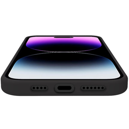 Cromo měkké gumové pouzdro iPhone 15 Pro Max černá
