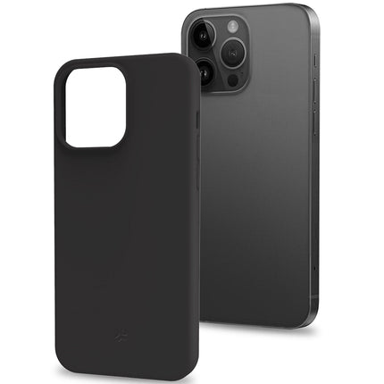 Cromo měkké gumové pouzdro iPhone 15 Pro Max černá