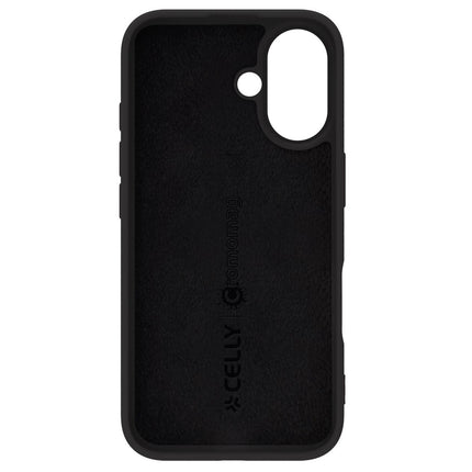 Cromomag měkké gumové pouzdro kompatibilní s MagSafe iPhone 16 černá