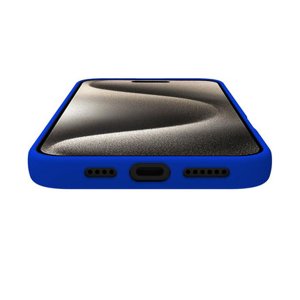 Cromomag měkké gumové pouzdro kompatibilní s MagSafe iPhone 16 Pro Max modrá