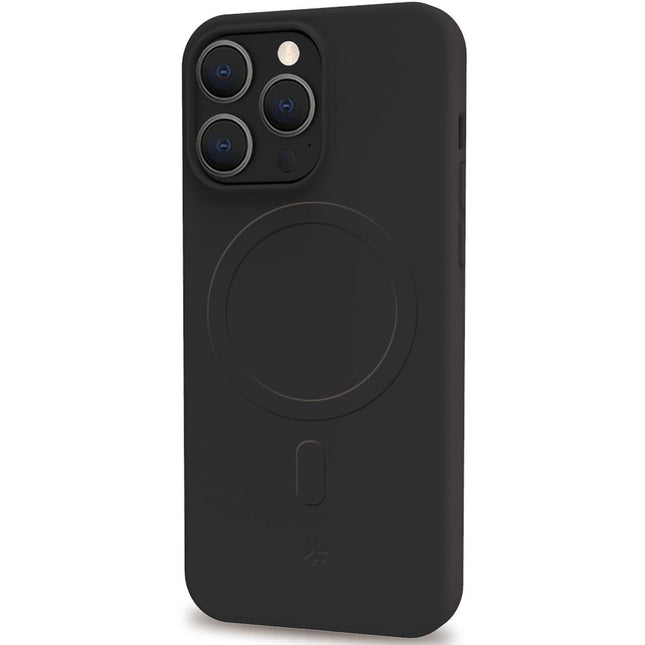 Cromomag měkké gumové pouzdro MagSafe iPhone 15 Pro Max černá