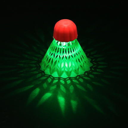 Crossminton Nylon Federbälle mit LED, 5er-Pack