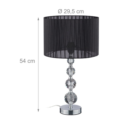 Křišťálová stolní lampa