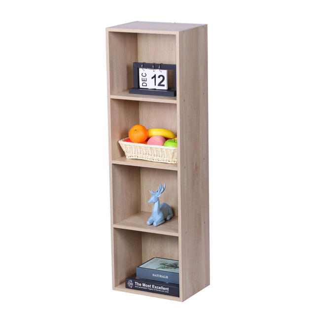 Kubusvormige boekenkast, vrijstaande plank met antislipvoetjes