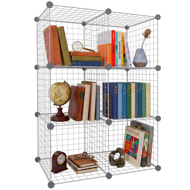 Kubusplankenset - Modulaire opbergkubussen van metaaldraad