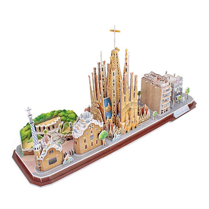 Cubicfun 3D puzzle City Line Barcelona