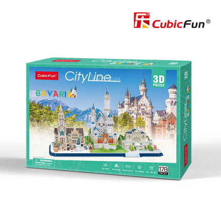 Cubicfun 3D puzzle City Line Bavaria
