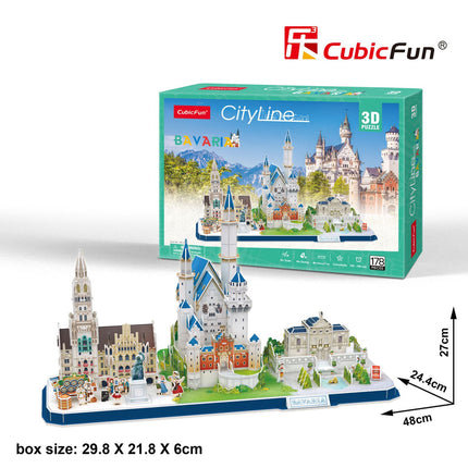 Cubicfun 3D puzzle City Line Bavaria