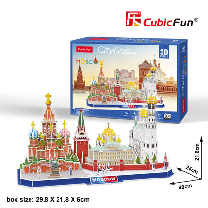 Cubicfun 3D puzzle City Line Moskva