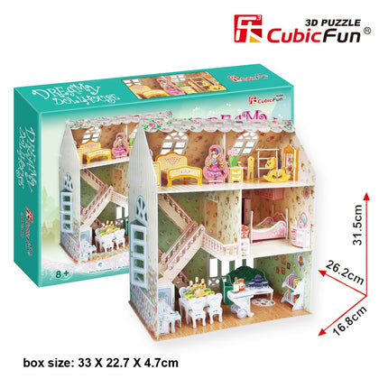 Cubicfun 3D puzzle snový domeček pro panenky