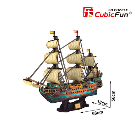 Cubicfun 3D puzzle Španělská armáda: San Felipe