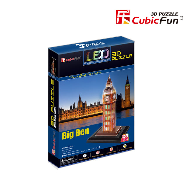 Cubicfun 3D Puzzle With Led Big Ben