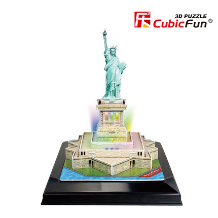 Cubicfun 3D puzzle s LED Socha svobody