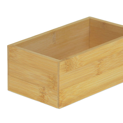 Cuboid box made of bamboo