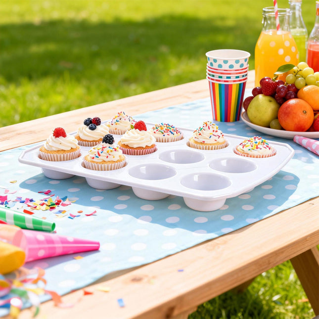 Přepravní box na cupcaky s rukojetí – pro 24 muffinů
