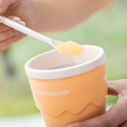 Kelímek na výrobu zmrzliny a ledové tříště s recepty Frulsh InnovaGoods