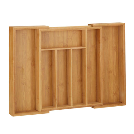 Box na příbory bambus 48 cm rozšiřitelný