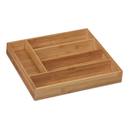 Box na příbory bambus 5 přihrádek