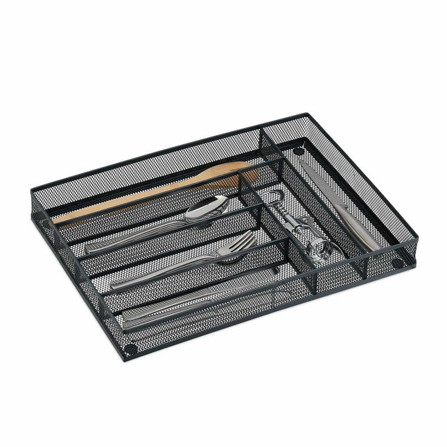 Cutlery tray for metal boxes