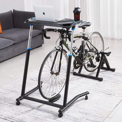 Cycling Desk – Foldable Height-Adjustable, Locking Wheels