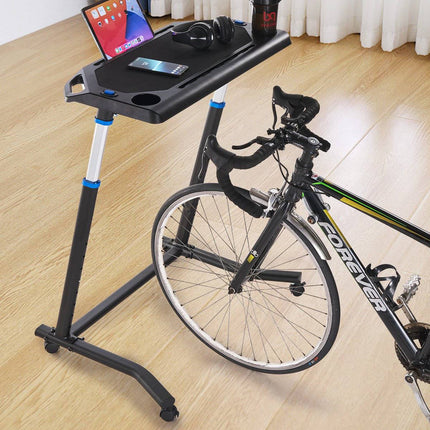 Cycling Desk – Foldable Height-Adjustable, Locking Wheels