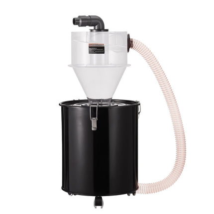 Cyclone Dust Separator, 50L Metal Tank, 4 In Hose
