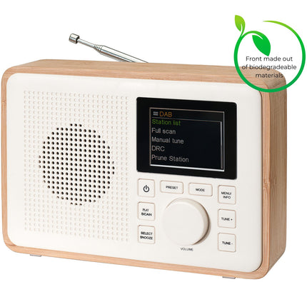Rádio DAB+ a FM částečně z bioplastu