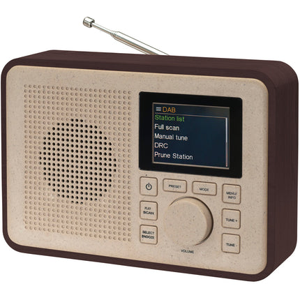 Rádio DAB+ a FM částečně z bioplastu