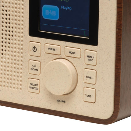 Rádio DAB+ a FM částečně z bioplastu
