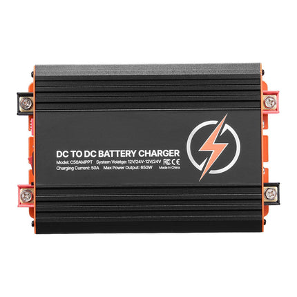 DC to DC MPPT Charger 50A 650W, 12/24V Dual Input