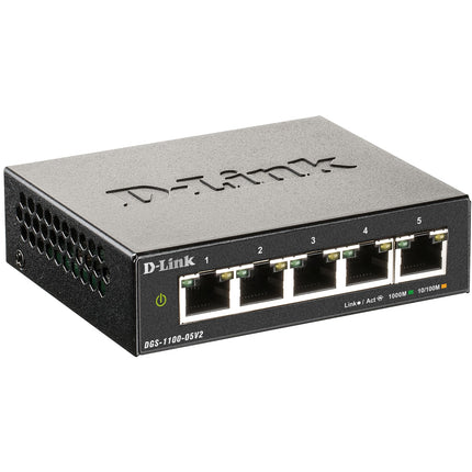 DGS-1100-05V2 5portový smart spravovatelný gigabitový switch