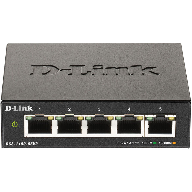 DGS-1100-05V2 5portový smart spravovatelný gigabitový switch