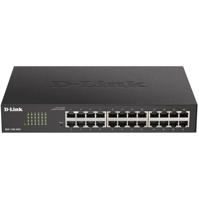 DGS-1100-24V2/E 24portový smart spravovatelný gigabitový switch