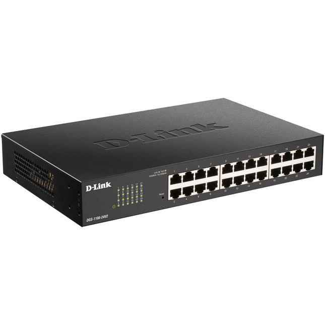 DGS-1100-24V2/E 24portový smart spravovatelný gigabitový switch