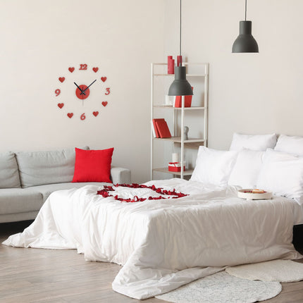 DIY wall clock "Hearts