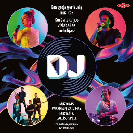 Hudební desková hra DJ: populární hudba v lotyštině a litevštině