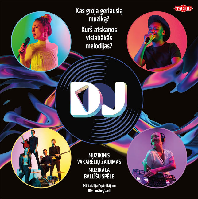 DJ Music Board Game: Play Popular Music in Latvian & Lithuanian