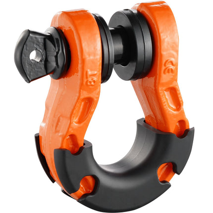 D-Ring Recovery Shackle 3/4 Inch, 2 Pack, 8T WLL