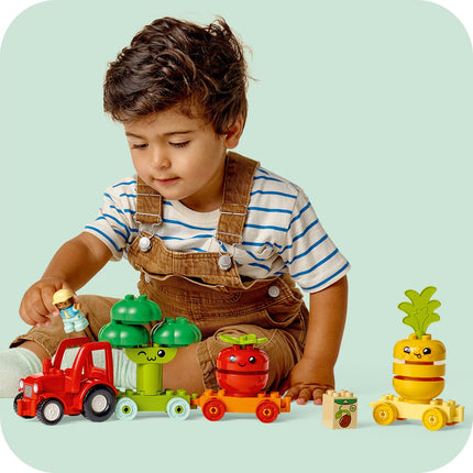 DUPLO – traktor s ovocem a zeleninou 10982