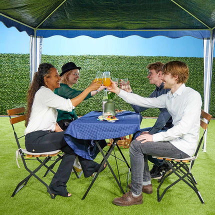 Dunkelblauer Pavillon 3x4 m