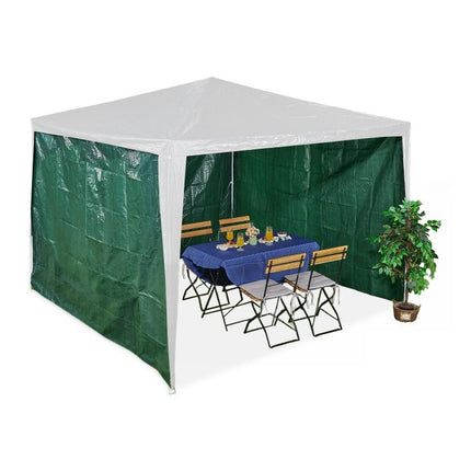 Tmavě zelené boční panely pavilonu – sada 3 ks