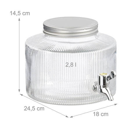 Decorative drink syringe 2.8 liters
