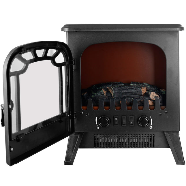 Dekorativní krb s teplovzdušným ventilátorem 1850W FP-121933