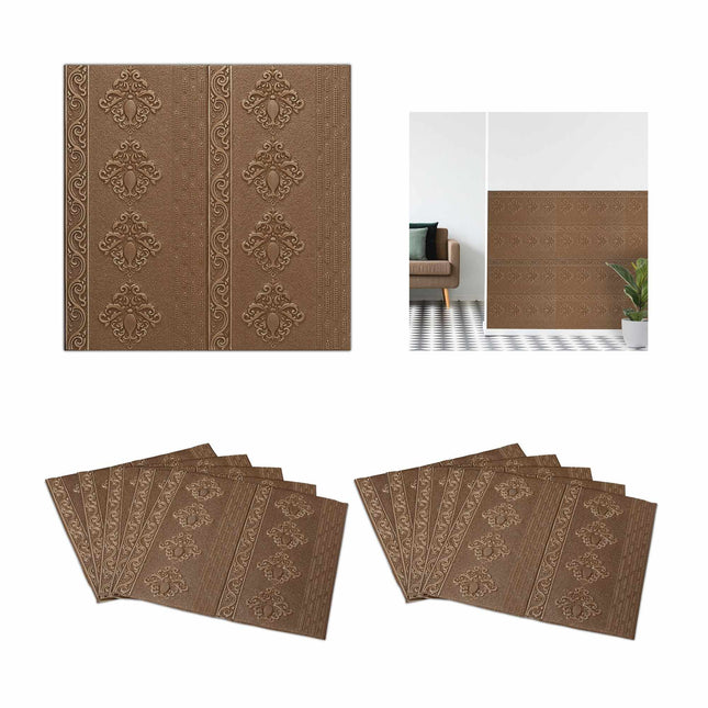 Decorative plastic baroque set of 10