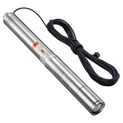 Deep Well Submersible Pump, 1100W, 75 m Head, IP68