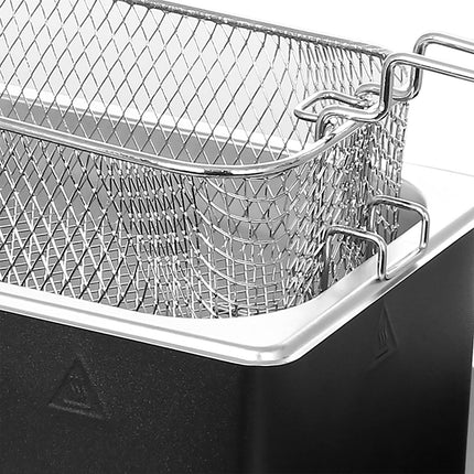Fritéza 3.0l černá DF-120482.2, nerezová nádoba bez PFAS