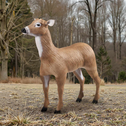 Deer Hunting Decoy, Realistic Doe, HDPE, Foldable Legs