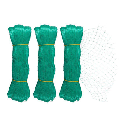Ochranná síť proti ptákům s hustým okem, sada 3 ks